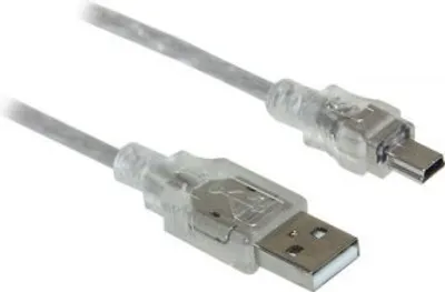 Produktbild von Goobay USB 2.0 Hi-Speed Kabel geeignet für Geräte mit Mini-USB Anschluss USB MINI-B  5 pin 180 TRANS     1.8m