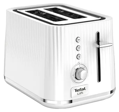 Image de Grille-pain Tefal Loft 2S TT761138 – 2 tranches, 850 W, blanc