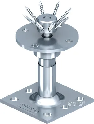 Produktbild von Herakulix® Stützenfuß XS QI 30 / 115 - 155 mm
