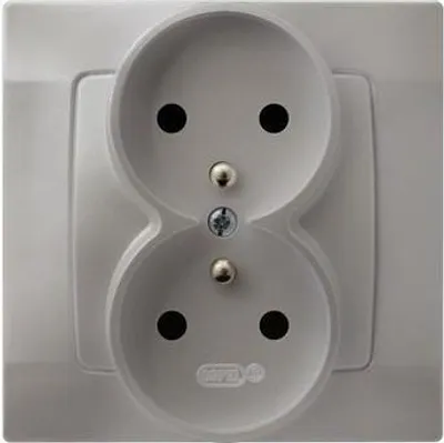 Productafbeelding van Ospel GP-2SZ/43, zilverkleurig, IP20, 16 A, 71 mm, 45 mm, 71 mm