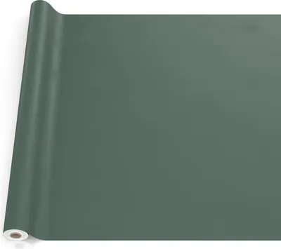 Produktbild von Tischdecke Textil-Optik UNI Grün 2000x140cm Schnittkante Wachstuch abwaschbar