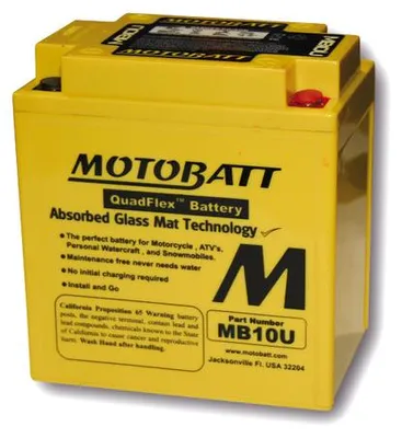 Produktbild von Batterie Motobatt MB10U 14,5 Ah, 12 V, 4 Pole