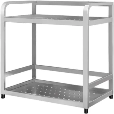 Immagine prodotto di Portaspezie - Organizzatore da cucina - Contenitore per la cucina - Acciaio inossidabile 304 - 37 cm - Argento