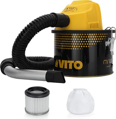 Image de Aspirateur de cendres 800W Cuve 4 Litres + 2 Filtres HEPA VITO