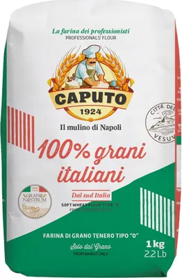 Zdjęcie produktu dla Caputo 100% Grani Italiani 1kg włoska mąka pszenna typ 0