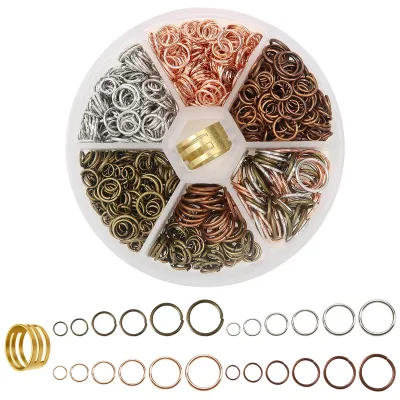 Verbindungsringe 1410 Stück 4-10 mm für Schmuck