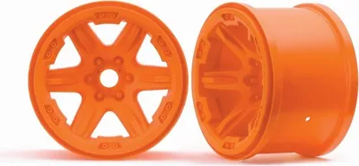 Produktbild von TRAXXAS Felge 3.8 orange (2) 17mm Aufnahme TRX8671A