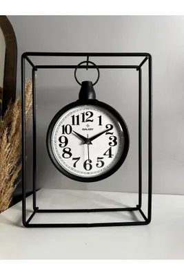 Zdjęcie produktu dla Evila Originals, MYK2075-8, zegar ścienny, czarny, 100% METAL, 23 x 32 cm