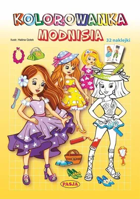 Obrázek produktu pro Kolorowanka edukacyjna dla dzieci z naklejkami