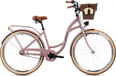 Zdjęcie produktu dla Rower miejski Goetze Style 28 cali ALU 3-biegowy rower damski z koszykiem