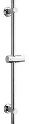 Produktbild von Famanu Duschstange 70 cm aus Edelstahl, verchromt mit Halterung für Handbrause und Wandhalterung, verstellbar