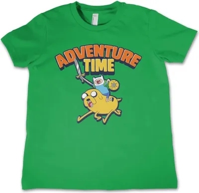 Produktbild von Adventure Time Kids T-Shirt - 10Years-L - Green