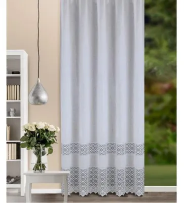 Produktbild von Fertigstore Nela weiß - Größe (HxB): 245x300cm Farbe: Weiß