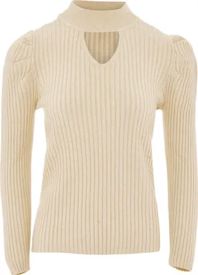 Produktbild von NAEMI damen strickpullover - wollweiss, XS/S
