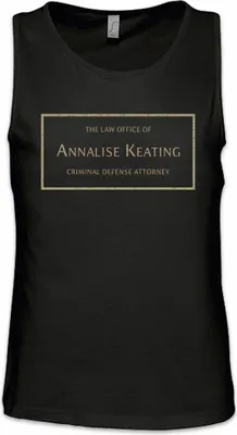 Produktbild von Urban Backwoods Annalise Keating, Ärmelloses T-Shirt, Farbe: Schwarz, Größe: 5XL