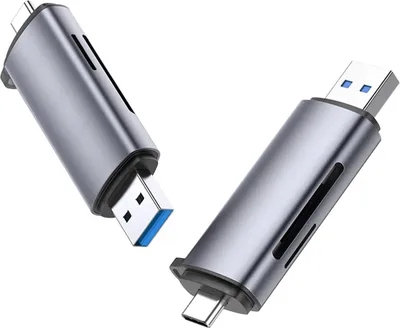 Image de Lecteur de cartes Ugreen 50706 USB/Micro-USB Argent