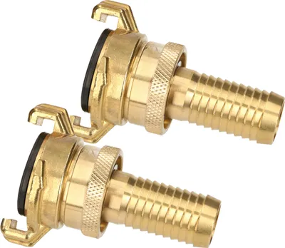 Image de KOTARBAU® Set de 2 raccords rapides 3/4" pour tuyau d'arrosage diamètre 19 mm Rotation à 360