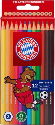 Image de FC Bayern 31944 Buntstifte, 12er-Set