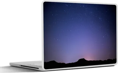Produktbild von MuchoWow® Laptop Aufkleber Sticker Cover Sternschnuppe am Nachthimmel 40x30 cm - Laptop Dekoration - Selbstklebend