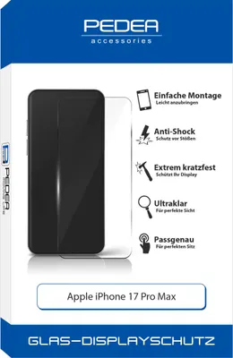 Produktbild von PEDEA Display-Schutzglas für Apple iPhone 17 Pro Max