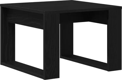 Produktbild von Möbel Schwarzer Eichen Beistelltisch - 50x50x35 cm, Hergestellt aus engineered Holz - Couchtische 862679