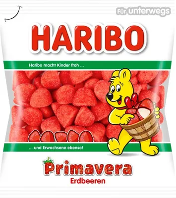 Produktbild von HARIBO Primavera Erdbeeren 100,0 g