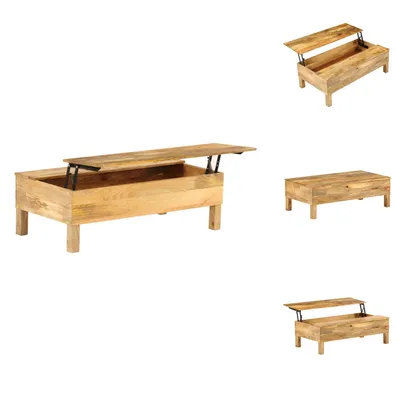 Produktbild von vidaXL Couchtisch Mangoholz Massiv 110 x 55 x 35 cm -  Couchtische