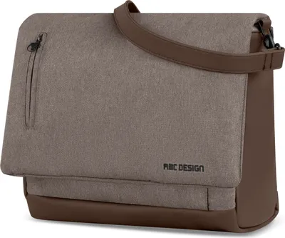A studio shot of a diaper bag.