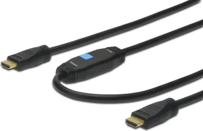 Immagine prodotto di DIGITUS HDMI Anschlusskabel Ethernet,Verstärker,20m,schwarz