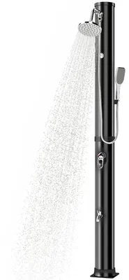 Produktbild von Outsunny Solardusche 40L Gartendusche mit Handbrause Kopfbrause Wasserhahn