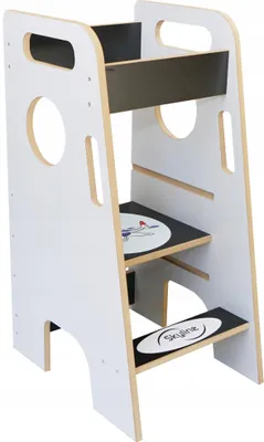 Image de Luge en bois pour enfants avec dossier Luge de Davos en bois avec une ceinture de sécurité Dossier Matelas