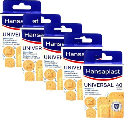 Produktbild von Hansaplast Universal Wasserfestes Pflaster - 5x 40 Stück
