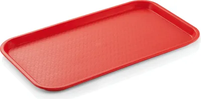 Produktbild von Tablett / Kantinentablett, Kunststoff, GN 1/1, Farben wählbar : Tablett GN 1/1, rot, Polypropylen Variante: Tablett GN 1/1, rot