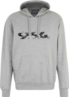 Produktbild von Übergrößen Kapuzen-Sweatshirt AHORN SPORTSWEAR 964 Ahorn schwarz Graumeliert 8XL