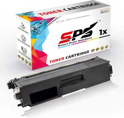 A toner cartridge and its packaging are displayed against a white background.