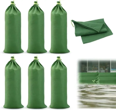 Obrázok produktu pre Pacovné vrece na piesok 70x30 cm, 6 kusov, opakovane použiteľné, pre protipovodňovú ochranu