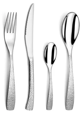 Besteckset 24-teilig, Edelstahl 18/0, spülmaschinengeeignet