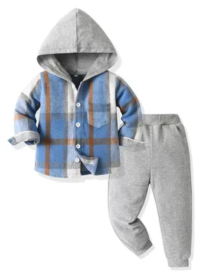 Immagine prodotto di SolidKeus - Set di abbigliamento per bambini, composto da due pezzi: una felpa in cotone confortevole e un paio di pantaloni