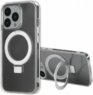 Produktbild von Accezz Ring Stand Backcover mit MagSafe iPhone 13 Pro - Transparent