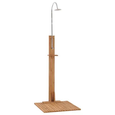 Obrázek produktu pro vidaXL Zahradní sprcha 75x75x210 cm Teakové dřevo z masivu