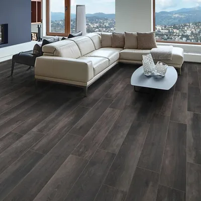 Produktbild von CASA39 Fliesen Holzoptik Schwarz 24x120 cm Rondine Greenwood