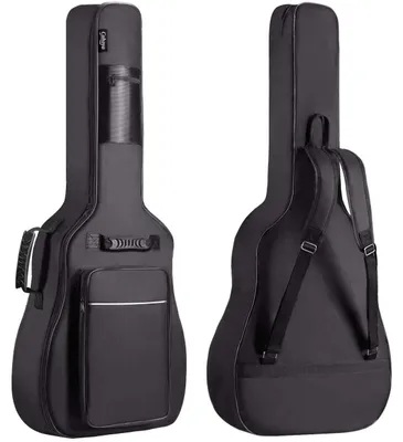 Produktbild von Gitarrenkoffer Gitarrentasche Instrumentenkoffer - 18 mm gepolstert - Schwarz