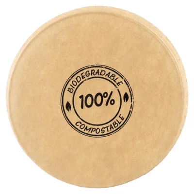 Produktbild von 500x Deckel für Dressingbecher aus Karton 30 ml Ø 44 mm braun