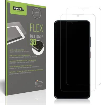 Produktbild von 2x Full Cover Schutzfolie matt für ZTE Blade A76 Panzerfolie Anti-Shock