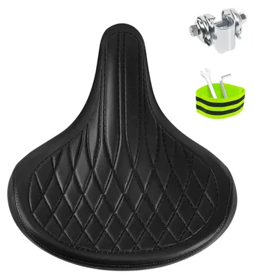 Image de SolidKeus - Selle de vélo ergonomique avec mousse à mémoire de forme et conception étanche