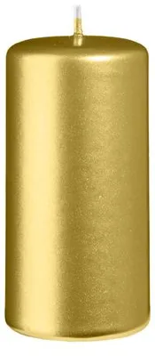 Produktbild von Stumpenkerzen Italiengold 100 x Ø 50 mm, 12 Stück