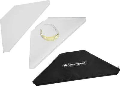 Productafbeelding van OMNITRONIC Eckplaten, inclusief tas, voor mobiele DJ-standaard (modelnummer: 32000032)