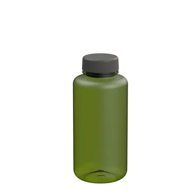 Produktbild von Wasserflasche "Refresh" 700 ml - Auslaufsichere und robuste Tritan Flasche für Schule, Sport und Freizeit - transparent-grün/grau