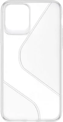 Produktbild von cofi1453® S-Line Hülle Bumper kompatibel mit Samsung Galaxy A21s (A217F) Silikonhülle Stoßfest Handyhülle TPU Case Cover in Transparent