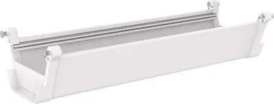 Immagine prodotto di Canalina 'Skegness' per scrivanie in plastica 55 x 18 x 12 cm Bianco